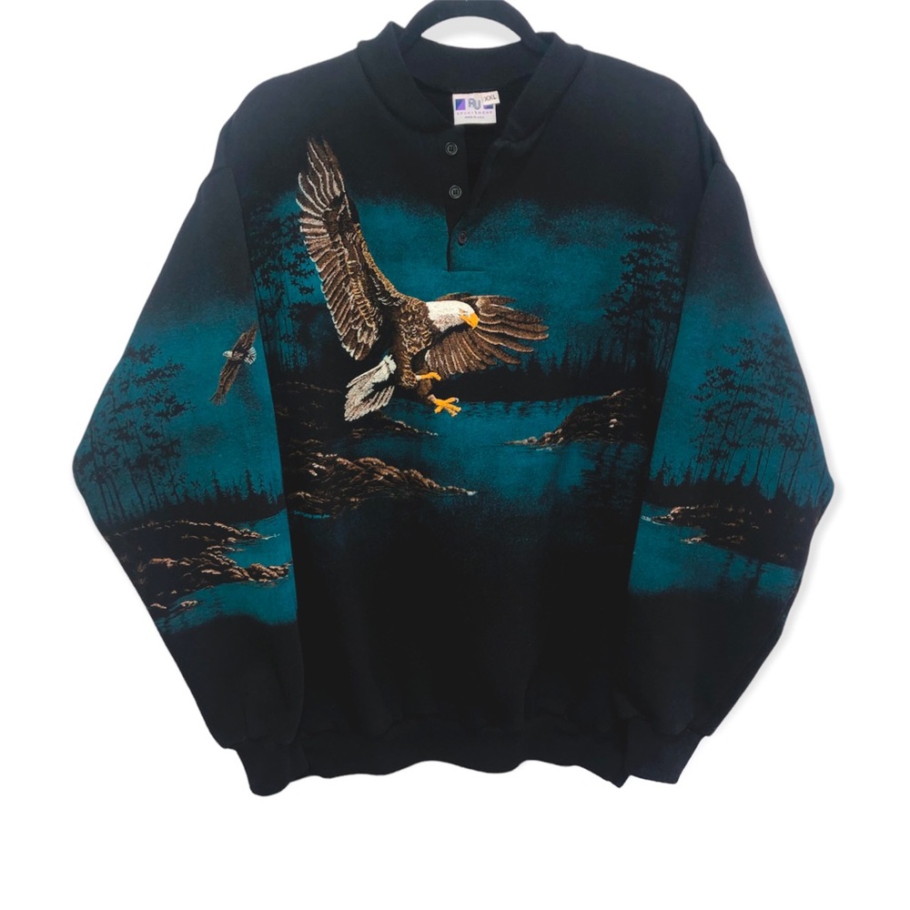 Rare 1993 AU Sportswear Eagle Sweatshirt